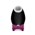 Satisfyer Penguin - polnilni vibrator za klitoris - vodoodporen - črno-bel