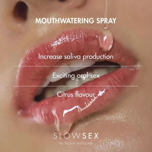 Slow Sex - oralni sprej za povečanje sline - 13 ml