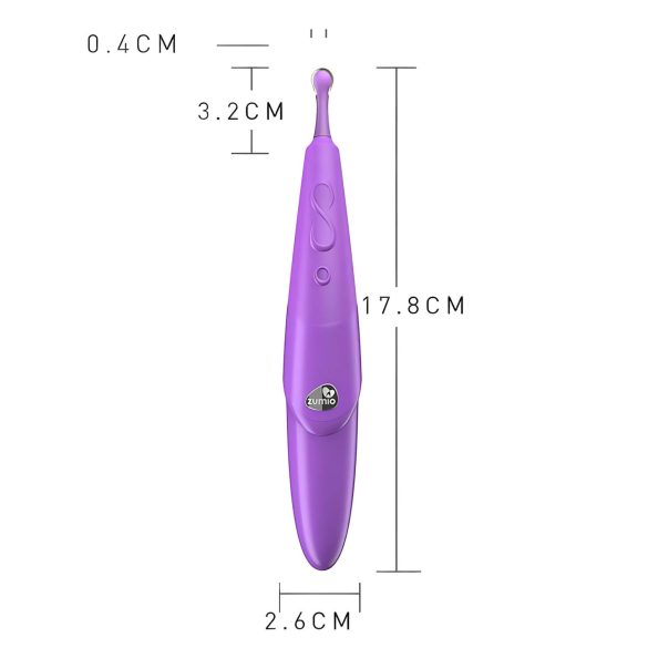 Zumio Soft - polnilni vibrator za klitoris - vijoličen
