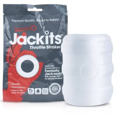   Screaming Jackits - masturbator, obroček za penis in nosila (prosojno)