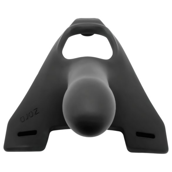 Perfect Fit - pas za strap-on z dildo - 14 cm - črna