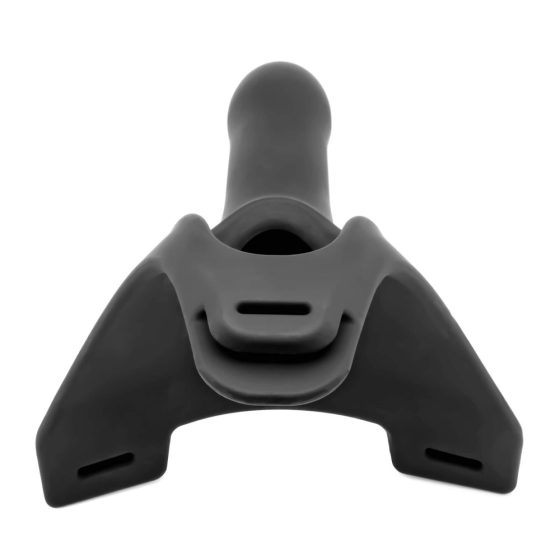Perfect Fit ZORO 5.5 pritrdljiv dildo (14 cm) - črn