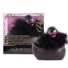   My Duckie Paris 2.0 - Vodoodporni klitorisni vibrator z igrivo račko (črn)