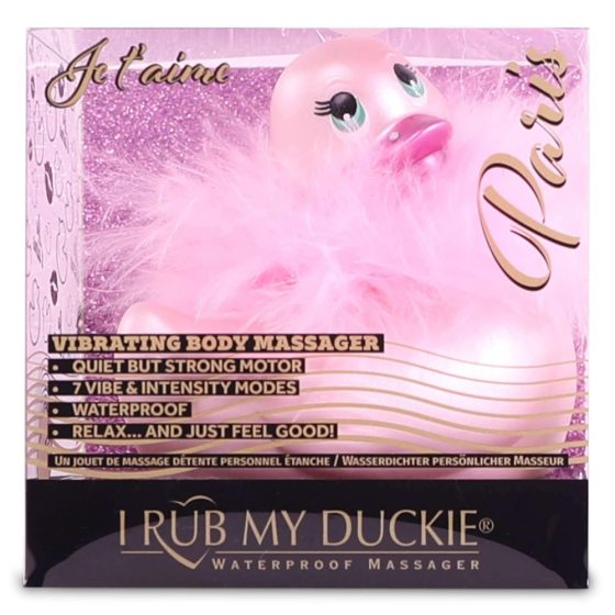 My Duckie Paris 2.0 - Vodoodporni klitorisni vibrator z igrivo račko (roza)