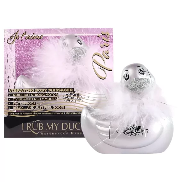 My Duckie Paris 2.0 - vibrator za klitoris - srebrna barva