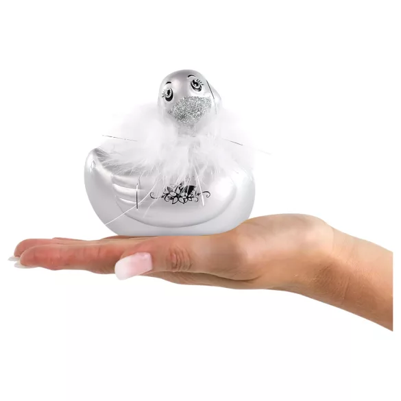 My Duckie Paris 2.0 - vibrator za klitoris - srebrna barva