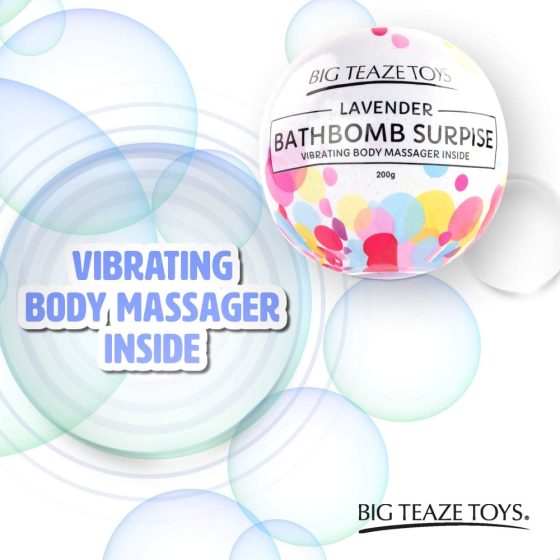 Big Teaze Toys - mini vibrator v kopalni bombi (sivka)