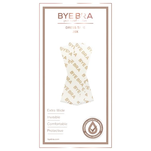 Bye Bra - obojestranski lepilni trak za oblačila - 20 kosov