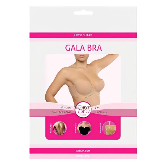 Bye Bra Gala B - skriti Push-up modrček (nude)