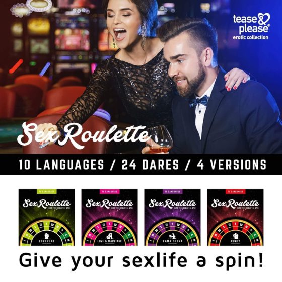 Sex Roulette Kama Sutra - družabna igra s seksom (10 jezikov)