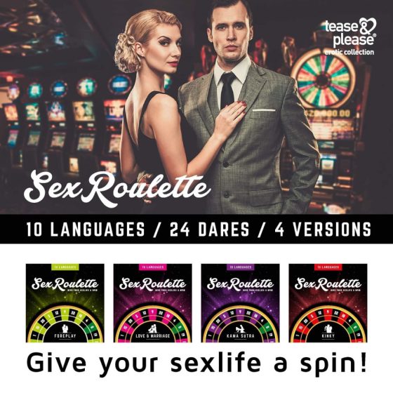 Sex Roulette Foreplay - družabna igra za seks (10 jezikov)