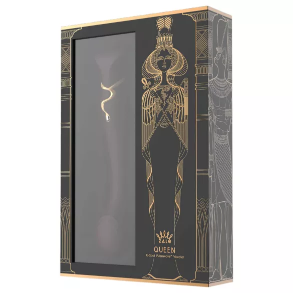 ZALO Queen - vibrators za G-točko in klitoris - valovanje zraka - rdeč