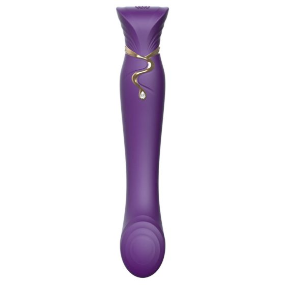 ZALO Queen - vibrator za točko G in klitoris (vijolična)