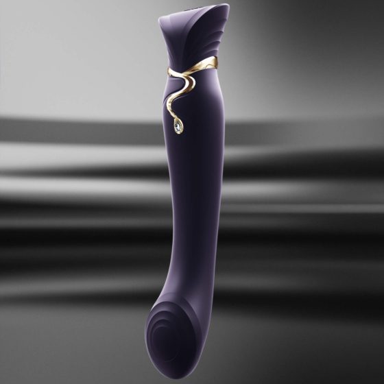 ZALO Queen - vibrator za točko G in klitoris (vijolična)