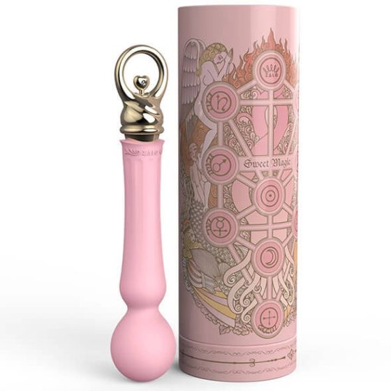 ZALO Confidence Heating Wand - masažni vibrator z možnostjo polnjenja (roza)