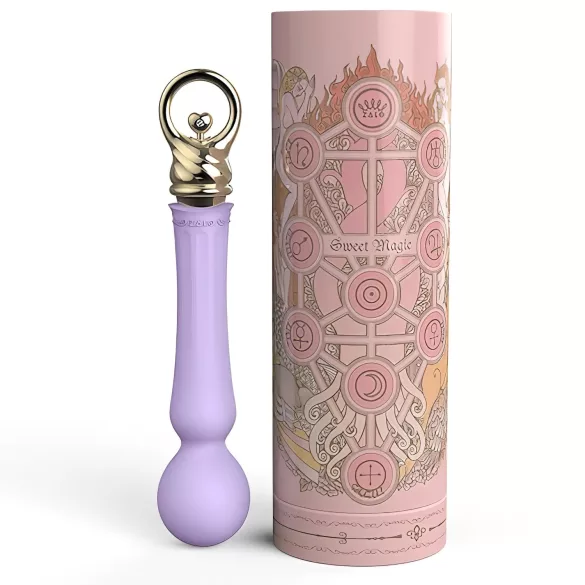 ZALO Confidence - masažni vibrator na baterijo - luksuzen, vijoličen