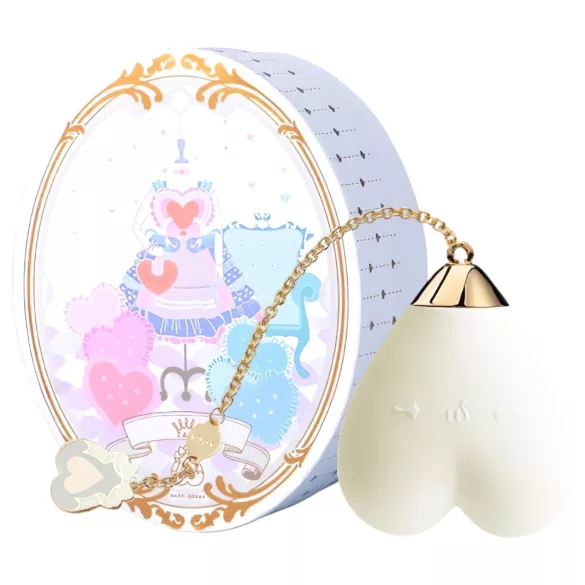 ZALO Baby Heart - pametni vodoodporni vibrator za klitoris (bela)