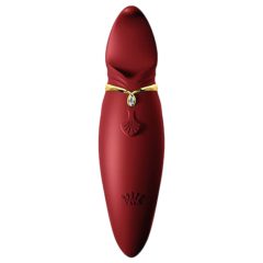   ZALO - Vodoodporni klitorisni vibrator z možnostjo ponovnega polnjenja Hero (rdeč)
