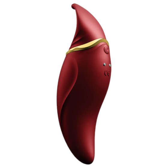 ZALO - Vodoodporni klitorisni vibrator z možnostjo ponovnega polnjenja Hero (rdeč)