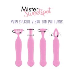   FEELZTOYS Mister Sweetspot - vodoodporni klitorisni vibrator za polnjenje (roza)