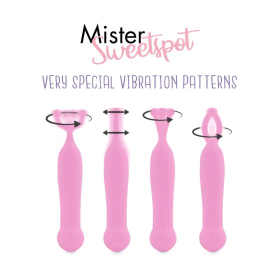 FEELZTOYS Mister Sweetspot - vodoodporni klitorisni vibrator za polnjenje (roza)