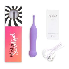   FEELZTOYS Mister Sweetspot - vodoodporni klitorisni vibrator za polnjenje (vijolična)