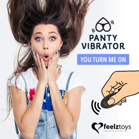 FEELZTOYS Panty - radijski klitorisni vibrator za polnjenje (vijolična)