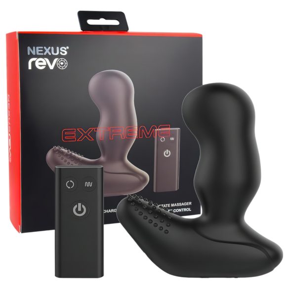 Nexus Revo Extreme - prostatični vibrator na daljinsko upravljanje, rotirajoč