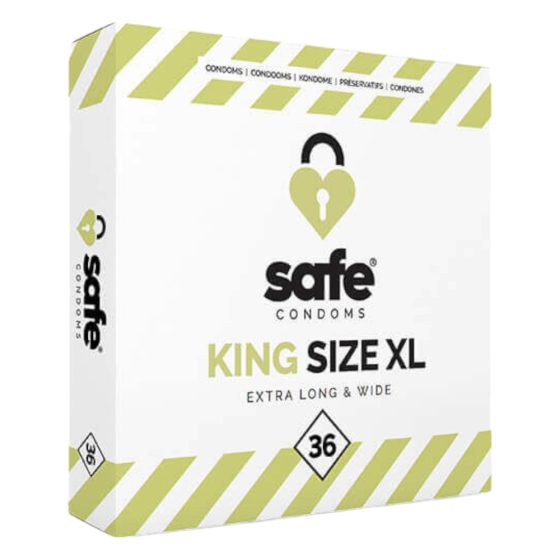 SAFE King Size XL - zelo velik kondom (36 kosov)