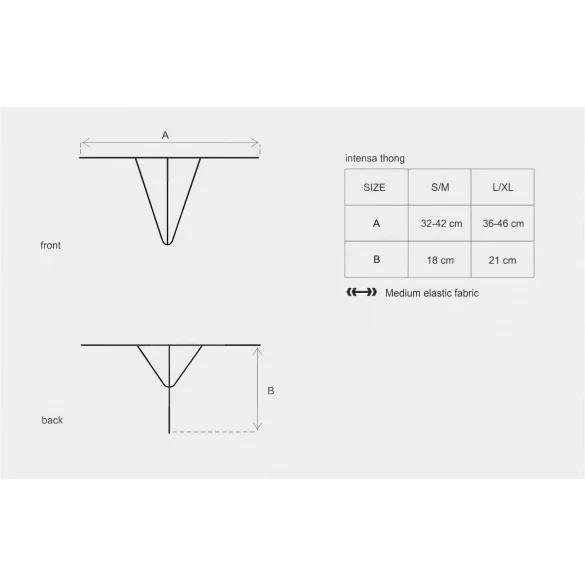 Obsessive - čipkaste tanga hlačke z naramnicami - črna