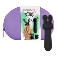   FEELZTOYS Mister Bunny - komplet mini masažnih vibratorjev (črn)