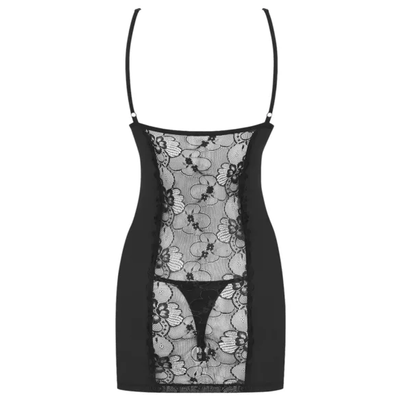 Obsessive - seksi negliže in tanga - črna - L/XL