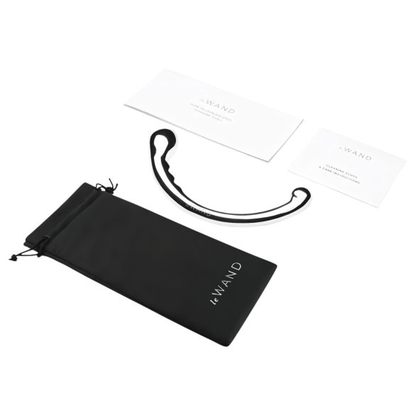 Le Wand - dvostranski dildo iz nerjavečega jekla - srebrna