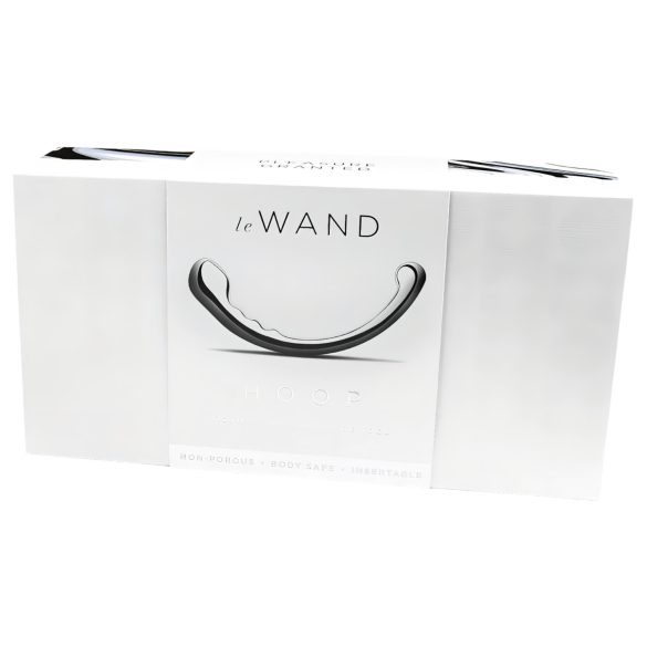 Le Wand - dvostranski dildo iz nerjavečega jekla - srebrna