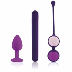   Rianne Essentials First - komplet vibratorjev - vijolična (3 deli)