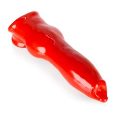 OXBALLS Fido - ogrinjalo za penis (rdeče)
