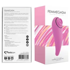 FEELZTOYS - vibrator za klitoris 2v1 - akumulatorski, roza