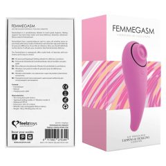   FEELZTOYS Femmegasm - vodoodporni vaginalni in klitoralni vibrator za polnjenje (roza)