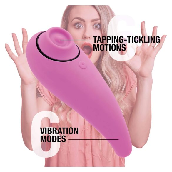 FEELZTOYS - vibrator za klitoris 2v1 - akumulatorski, roza