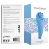 FEELZTOYS - vibrator za klitoris 2v1 z baterijo - modra
