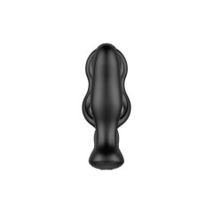  Nexus Revo - vibrator za prostato z daljinskim upravljalnikom in vrtljivim obročem (črn)