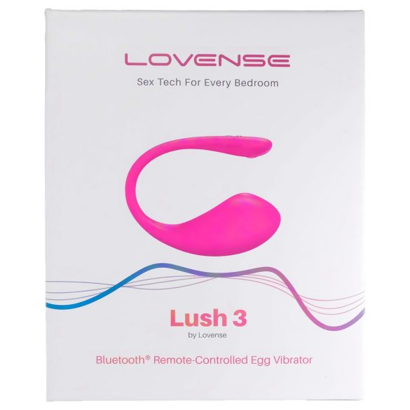 Lovense Lush 3 - pametno vibracijsko jajce - roza
