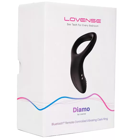LOVENSE Diamo - pameten vibrirajoč obroček za penis (črn)