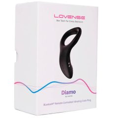   LOVENSE Diamo - pametni vibracijski obroček za penis z možnostjo polnjenja (črn)
