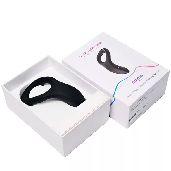 LOVENSE Diamo - pameten vibrirajoč obroček za penis (črn)