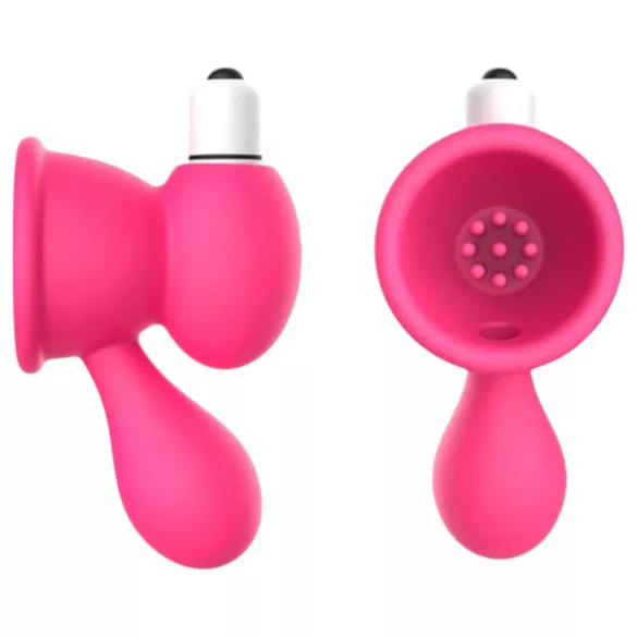 Aixiasia Bobo - vibrator za bradavičke - vibracijski - roza