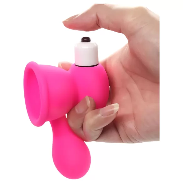 Aixiasia Bobo - vibrator za bradavičke - vibracijski - roza