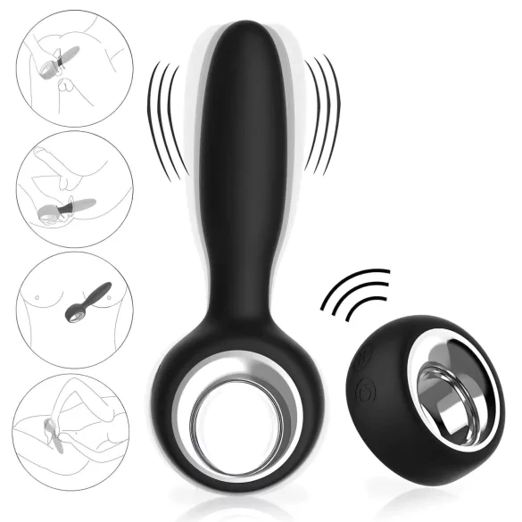 Aixiasia Dylon-Remote - analni vibrator na daljinsko upravljanje - akumulatorski