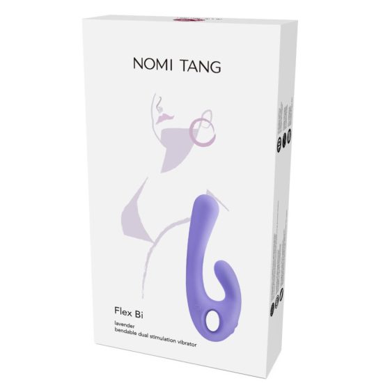 Nomi Tang Flex Bi - brezžični vibrator s paličico (vijolična)