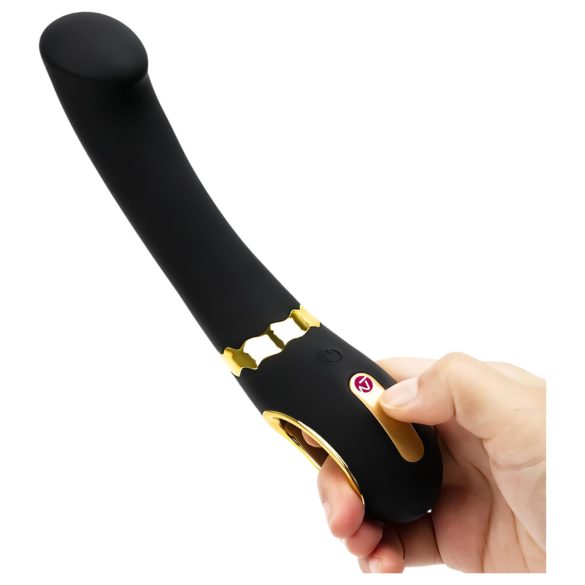 Nomi Tang Getaway Plus 2 - polnilni G-točkovni vibrator (črno-zlat)